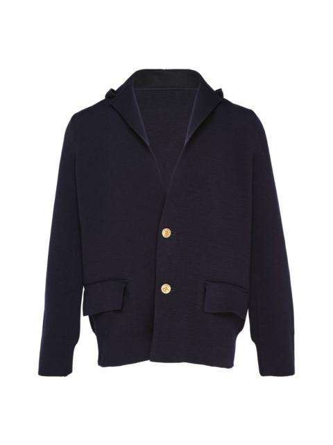 sacai Cotton Cashmere Knit Jacket