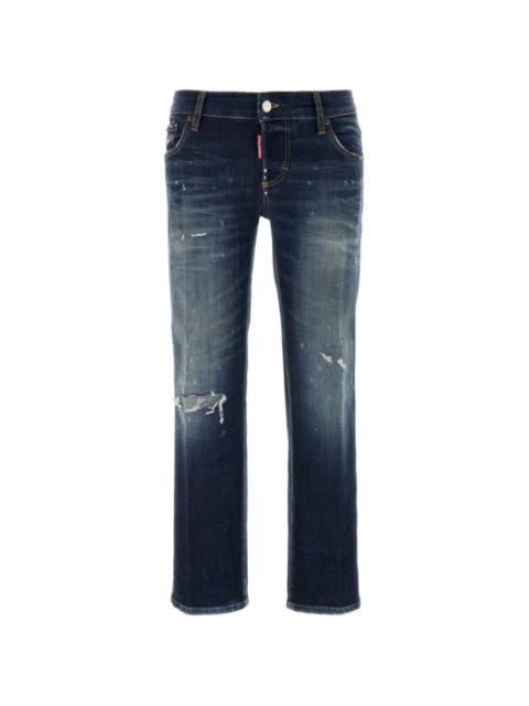 DSQUARED2 distressed paint-splatter jeans