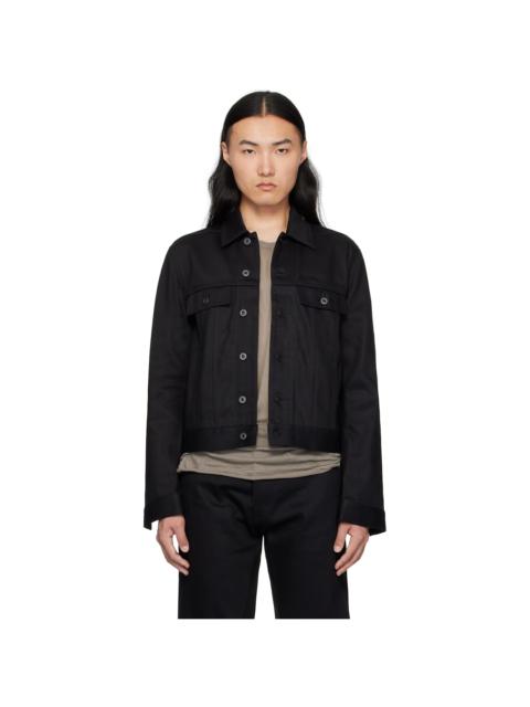 Rick Owens DRKSHDW Black Hollywood Trucker Denim Jacket