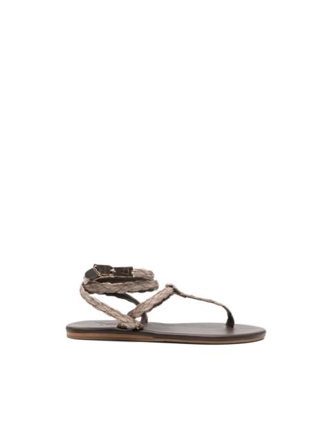 ANCIENT GREEK SANDALS Kalamida braided sandals
