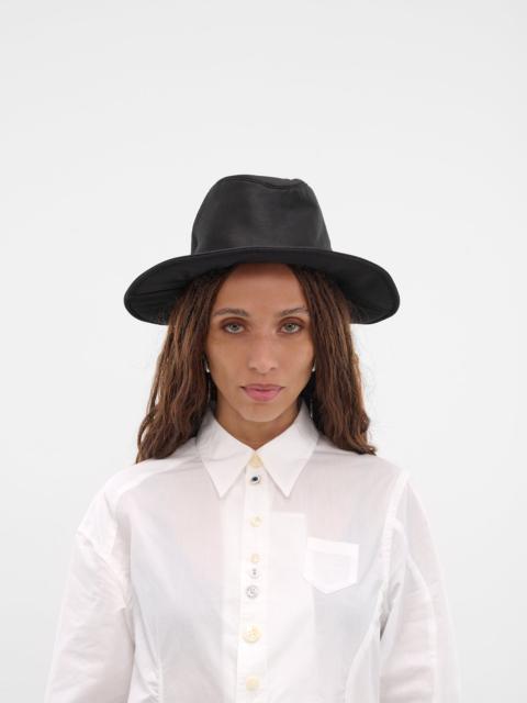 UNDERCOVER Black Wool Wide Brim Hat