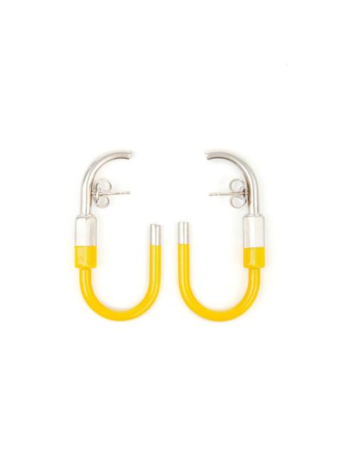 MM6 Maison Margiela Carabiner hoop earrings