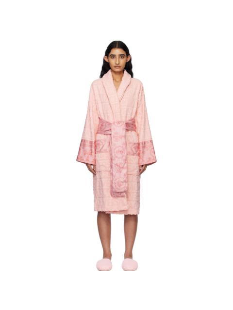 VERSACE Pink 'I Heart Baroque' Bathrobe