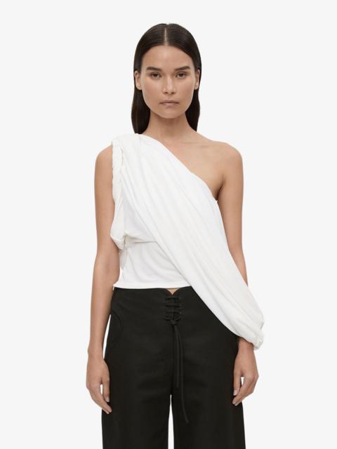 CHRISTOPHER ESBER Aiba Draped Jersey Tee