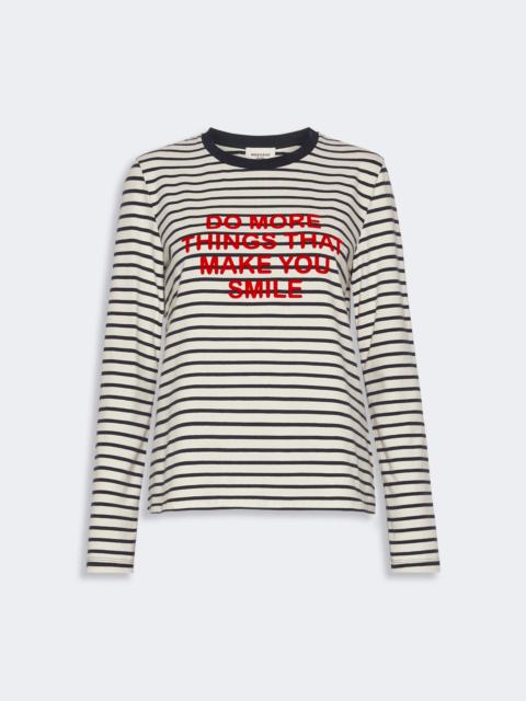 WEEKEND Max Mara VICINO Regular fit stretch jersey T-shirt - NAVY