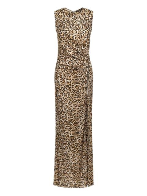 Roberto Cavalli leopard-print maxi dress