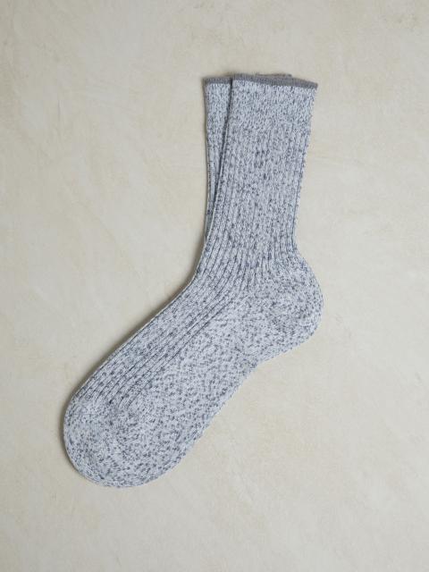 Brunello Cucinelli Cotton chiné socks