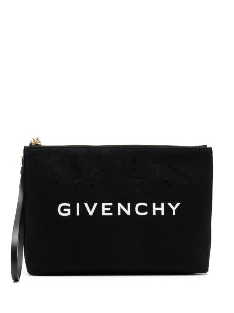 Givenchy Logo zipped pouch