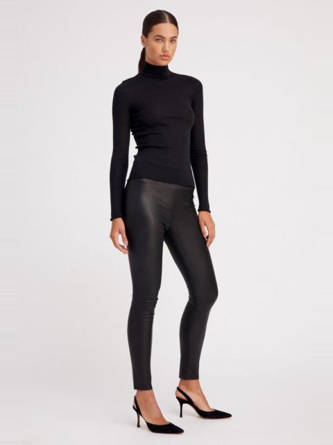 SPRWMN BLACK LEATHER ANKLE