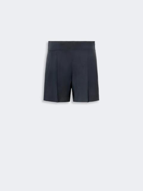 Max Mara SALUTE Lightweight woollen cloth shorts - ULTRAMARINE