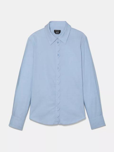 kate spade Oxford Scallop Shirt