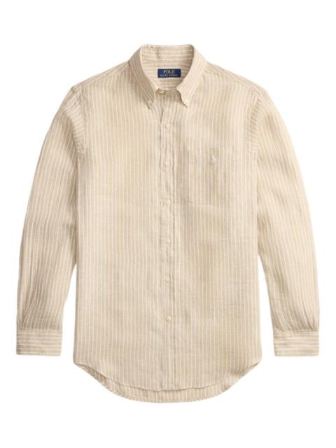 Polo Ralph Lauren button-down collar striped shirt