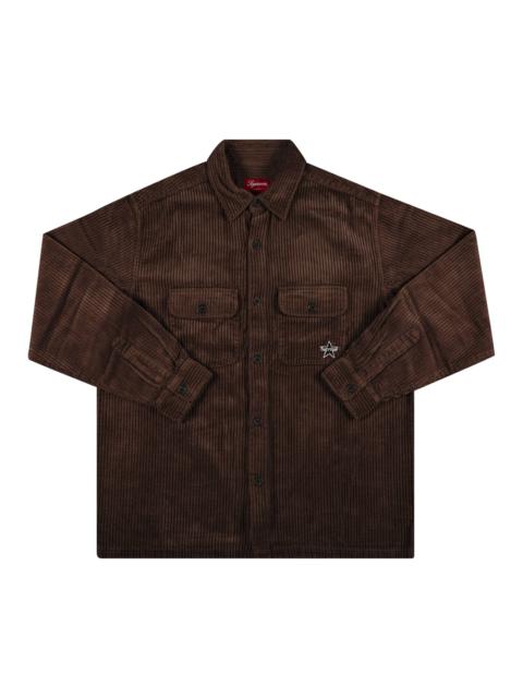 Supreme Supreme Corduroy Shirt 'Brown'