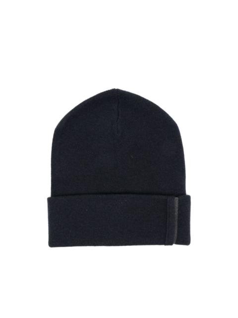 Brunello Cucinelli cashmere embellished beanie