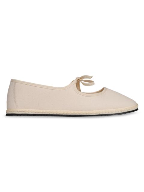 ViBi Venezia Women's Brigitte Cotton Slippers - Ecru