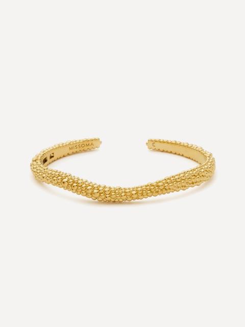MISSOMA 18ct Gold-Plated Baya Claw Cuff Bracelet