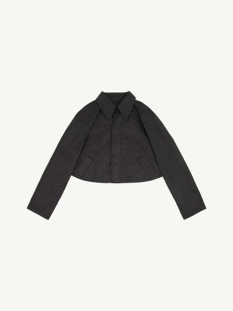 Cropped Twill Jacket