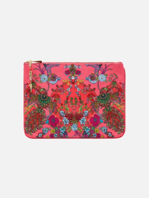 CAMILLA SMALL CANVAS CLUTCH