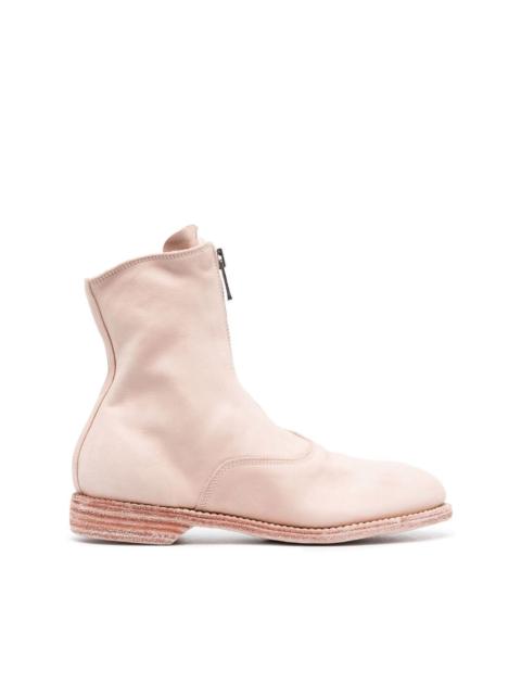 zip-up 25mm heeled boots