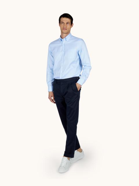 Paul & Shark SOFFIO COTTON SHIRT WITH DAMIER PATTERN