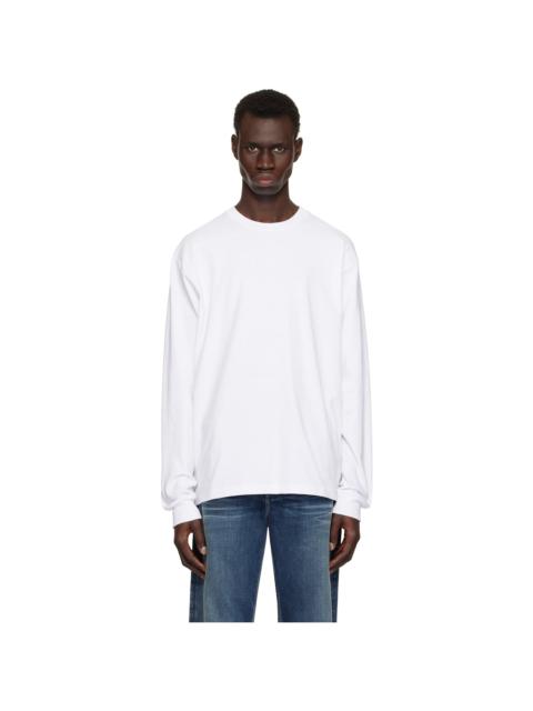 John Elliott White LS University T-shirt