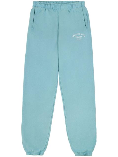 Sporty & Rich logo-print cotton track pants