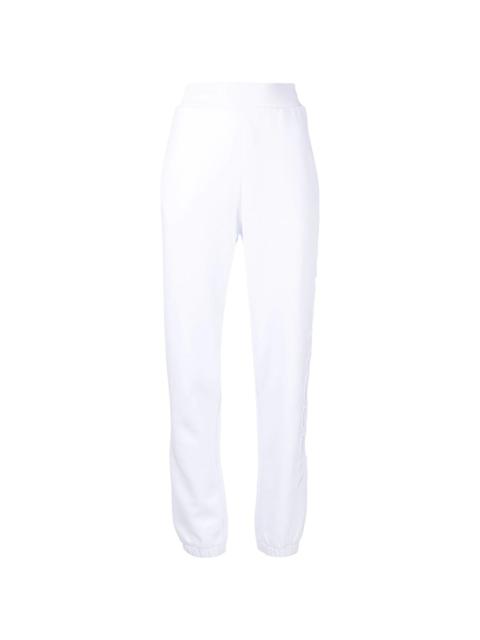 Moncler embossed-logo cotton track pants