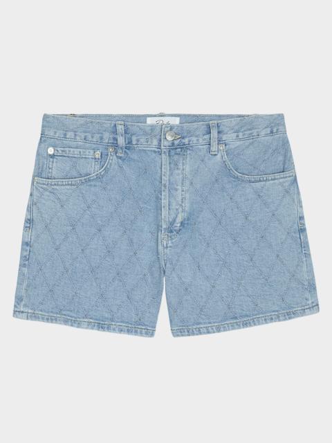 Rails Mesa Lattice Denim Shorts