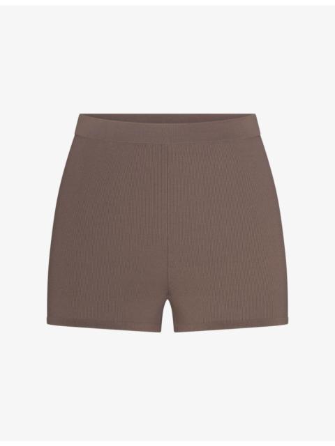 SKIMS Refined Knit High-Waist Shorts