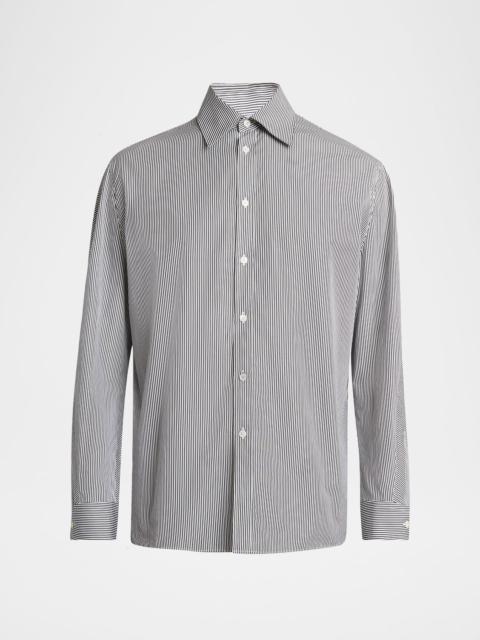 Givenchy Men's Pinstripe Poplin Dress Shirt