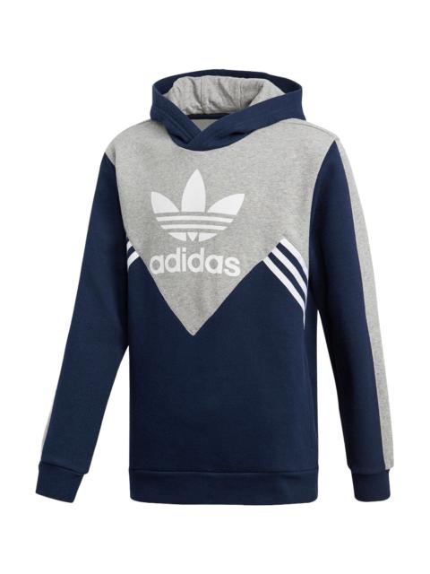 adidas Originals Trefoil Hoodie GS "Collegiate Navy / Medium Grey Heather" CE1085