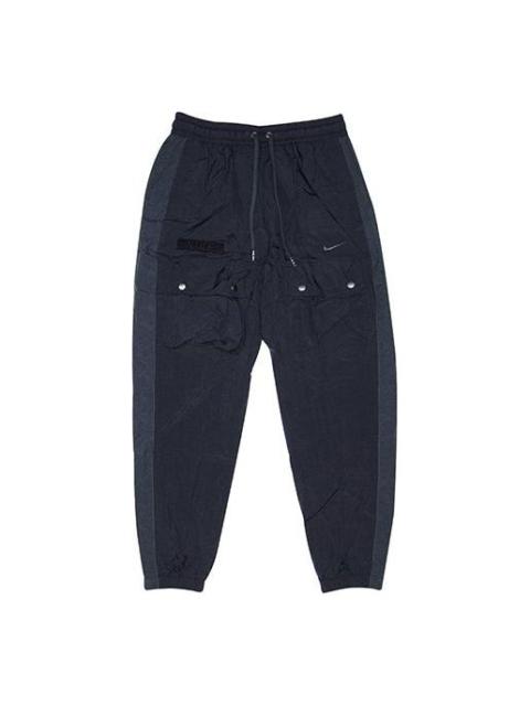 Nike Nike Sportswear Drawstring Woven Casual Pants Black BV5371-082