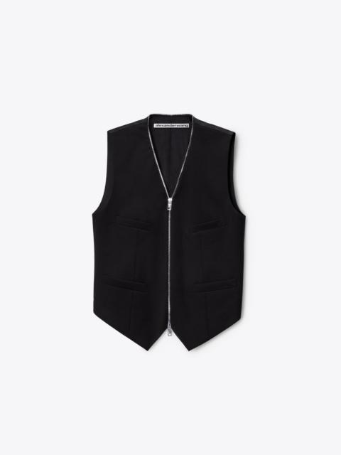 Alexander Wang Zipper Tailored Vest