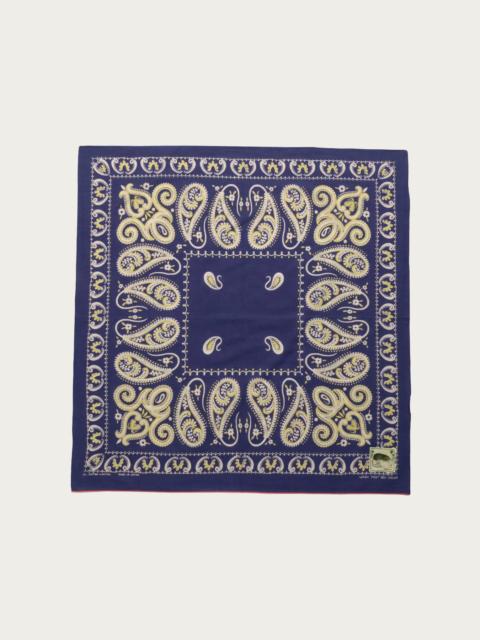 Kapital Fastcolor Selvedge Bandanna (SAMBO Paisely) 30x30 - Purple