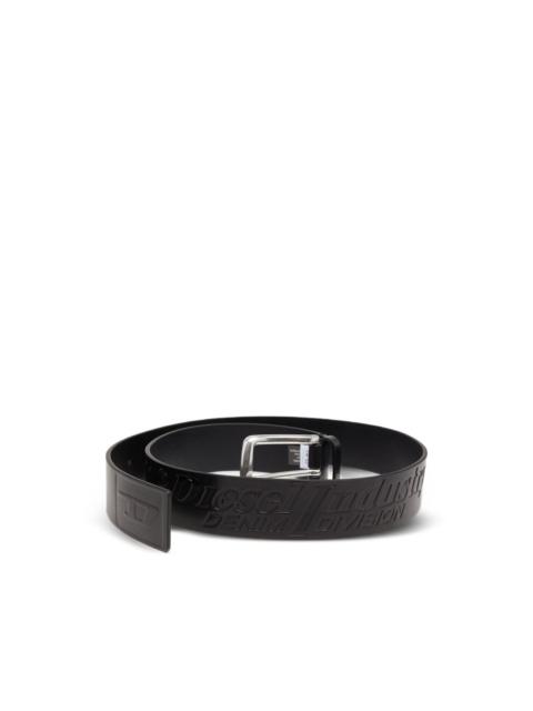 Diesel B-Flag-D logo-embossed belt