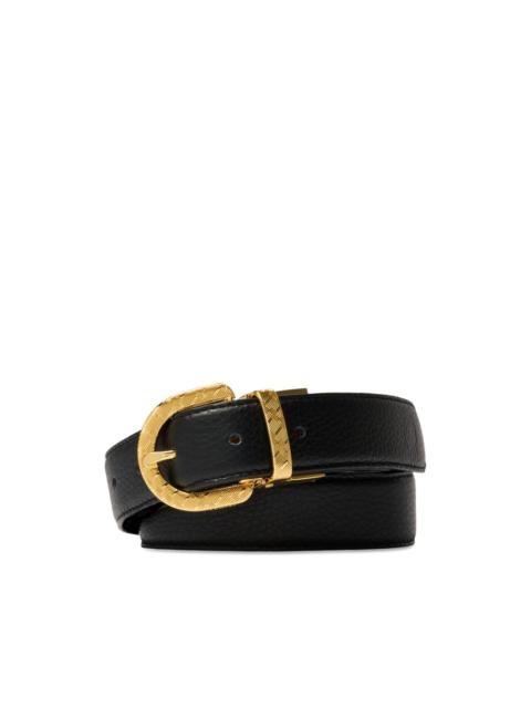LANCEL 30mm reversible adjustable ardillon belt