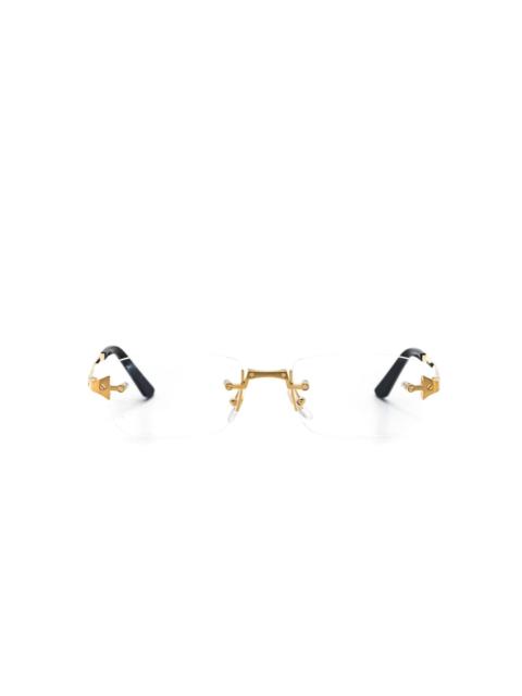 Cartier rectangle-frame glasses