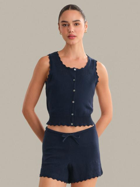 525 america Valentina Button Down Sleeveless Top