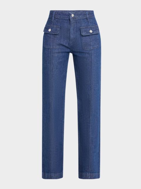 SIMKHAI Taylor Wide-Leg Jeans