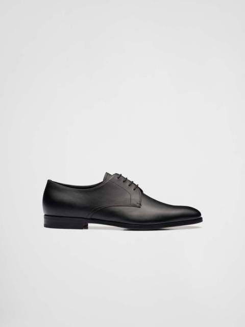 Prada Saffiano leather derby shoes