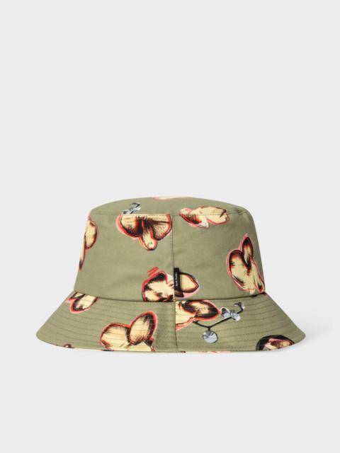 'Orchid' Print Bucket Hat
