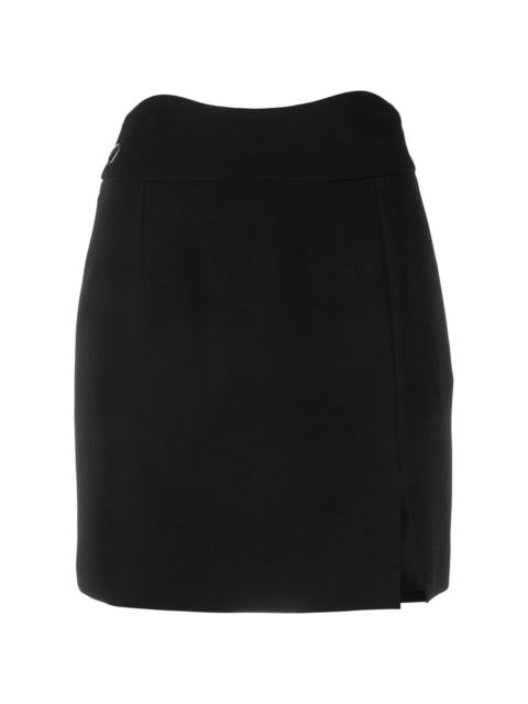 tailored mini skirt