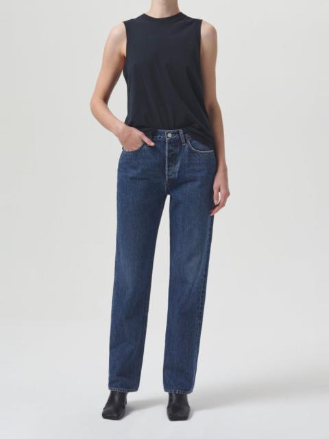 AGOLDE LANA MID RISE STRAIGHT IN SPHERE