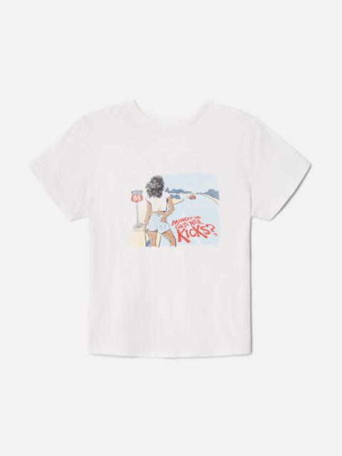 RE/DONE Classic Tee Kicks - Vintage White