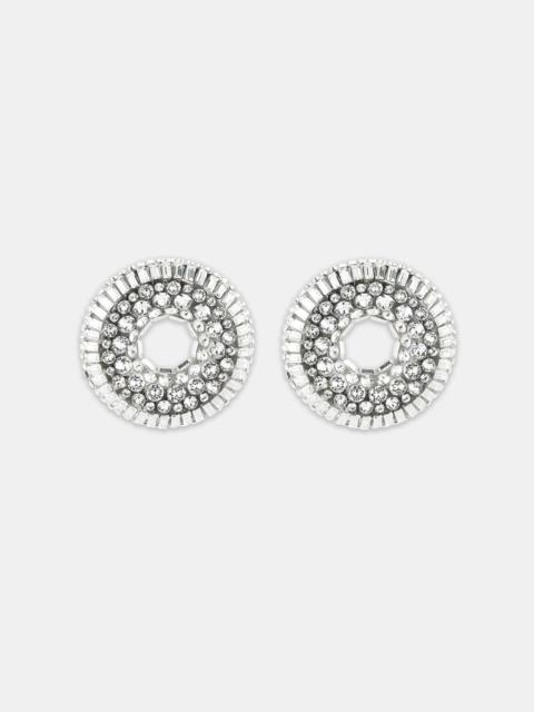 AQUAZZURA Crystal Hoop Mini Earrings