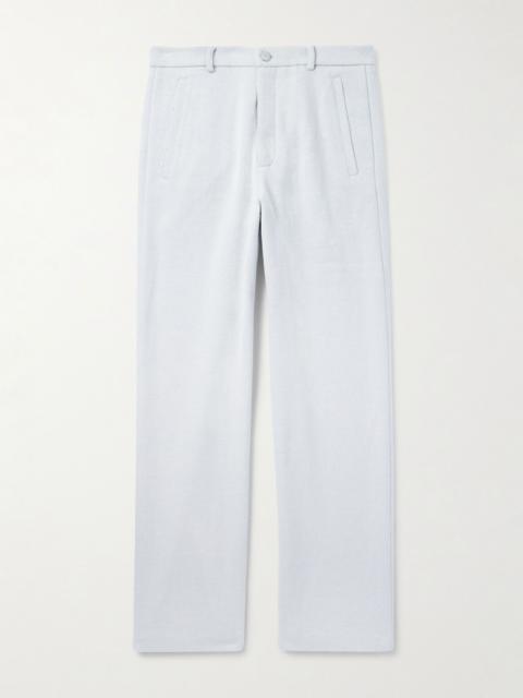God’s True Cashmere Explorer Straight-Leg Cashmere and Cotton-Blend Twill Trousers White