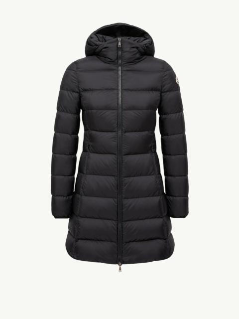 Moncler Gie Hooded Long Down Jacket