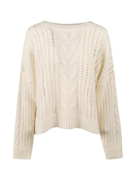 WEEKEND Max Mara cable-knit eyelet sweater