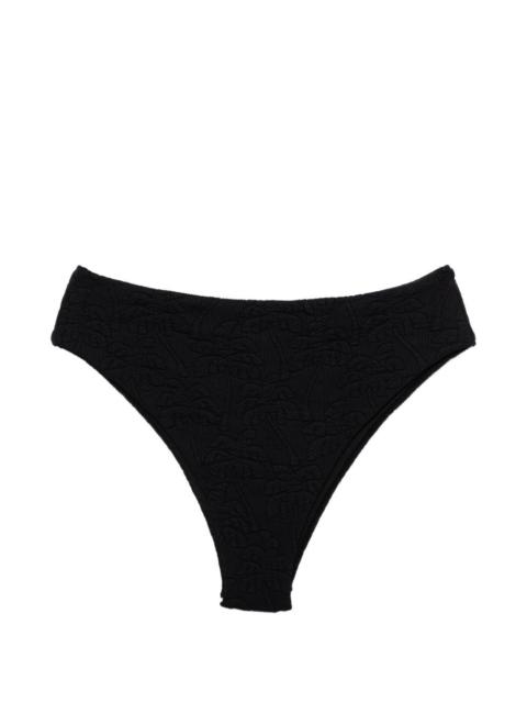 FARM RIO graphic-embroidered bikini bottoms