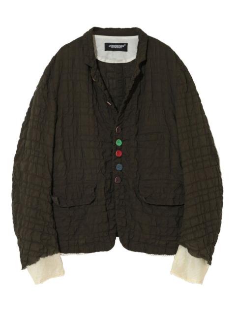 UNDERCOVER crinkled-texture blazer